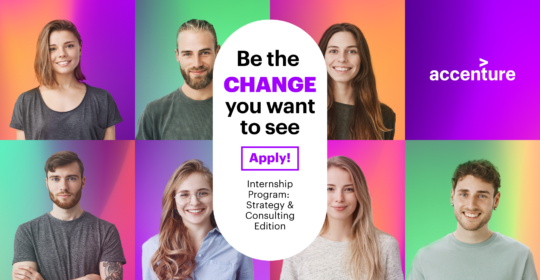 Dołącz do #Accenture Internship Program: Strategy & Consulting Editio
