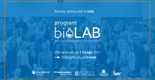 Program BioLAB 2021-2021: Rekrutacja otwarta!