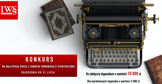 Weź udział w konkursie i wygraj stypendium o wartości 10 000 zł! – przedłużenie trwania konkursu