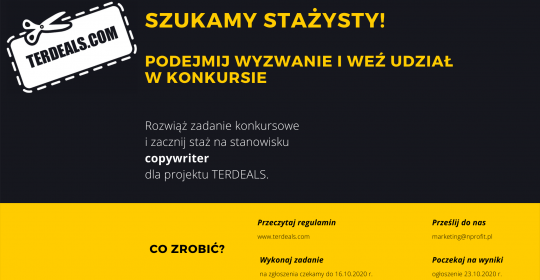 Konkurs stażowy dla studentów